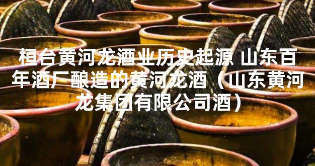 桓台黄河龙酒业历史起源 山东百年酒厂酿造的黄河龙酒（山东黄河龙集团有限